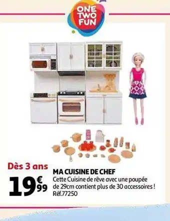Auchan Ma cuisine de chef one two fun offre