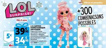 Auchan L.o.l. surprise poupée mannequin omg fashion offre