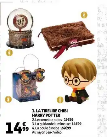 Auchan La tirelire chibi harry potter offre