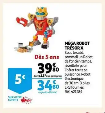 Auchan Méga robot trésor x offre