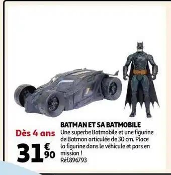Auchan Batman et sa batmobile offre