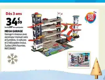 Auchan Méga garage one two fun offre