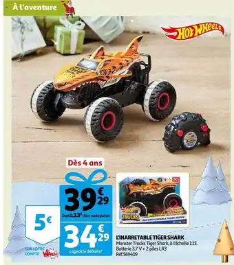 Auchan L'inarretable tiger shark offre