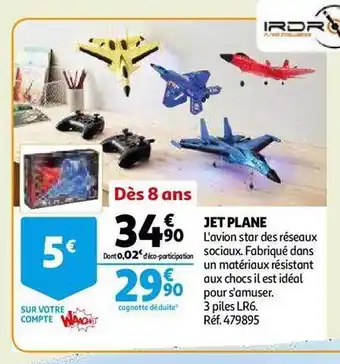 Auchan Jet plane offre