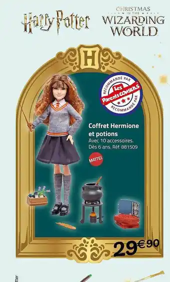 Casino Supermarchés Coffret hermione et potions mattel offre