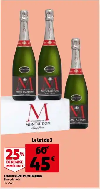 Auchan Champagne montaudon offre
