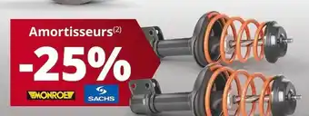 Vulco Amortisseurs monroe, sachs offre