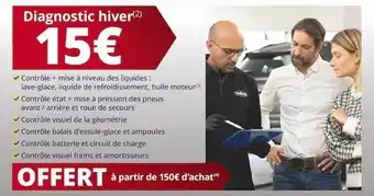 Vulco Diagnostic hiver offre