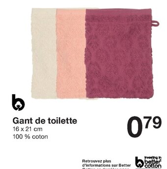 Zeeman Gant de Toilette offre