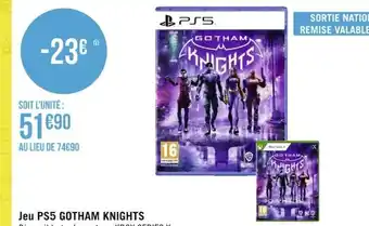 Jeu PS5 Gotham Knights