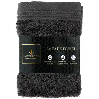 Action Hotel royal serviettes pour le visage hotel royal offre