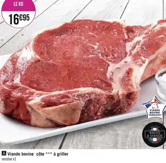 Géant Casino Viande bovine côte à griller offre