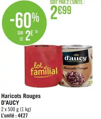 Géant Casino D’aucy haricots rouges offre