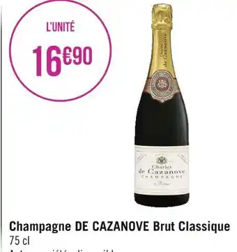 Charles de cazanove champagne brut classique