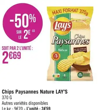 Lay’s chips paysannes nature