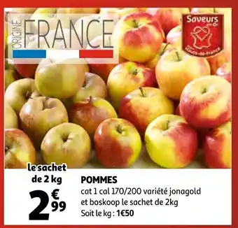 Auchan Pommes offre