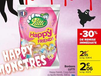 Carrefour Market Lutti bonbons offre
