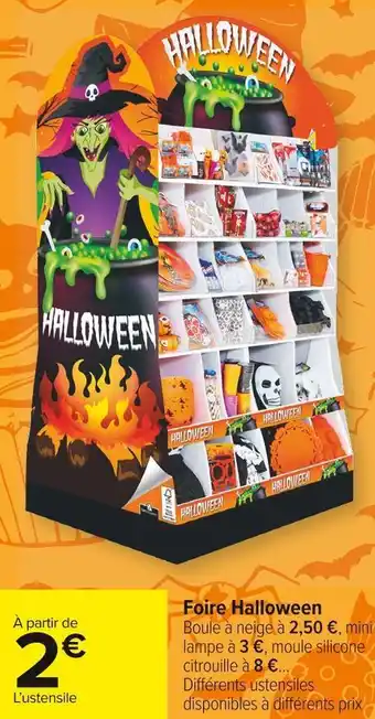 Carrefour Market Foire halloween offre