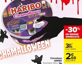 Carrefour Market Haribo chamallows offre