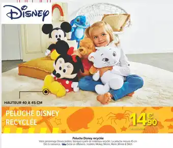 Carrefour Market Disney peluche disney recyclée offre