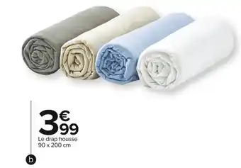 Carrefour Market Linge de lit jersey polycoton offre