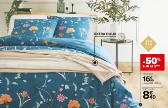 Carrefour Market Tex home plaid confort extra doux offre