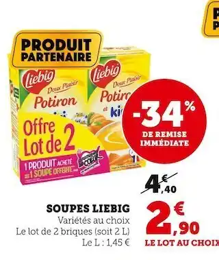 Super U Liebig soupes offre
