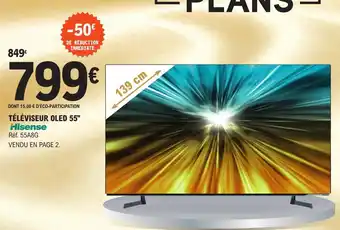 E.Leclerc Hisense Téléviseur Oled 55 offre