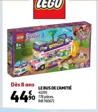 Auchan Le bus de l'amitié lego friends offre
