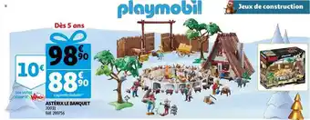 Auchan Astérix le banquet playmobil offre