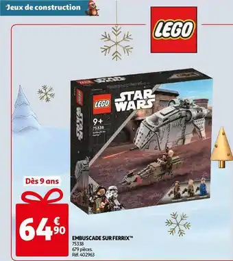 Auchan Embuscade sur ferrix lego star wars offre