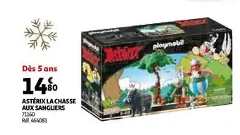 Astérix la chasse aux sangliers playmobil