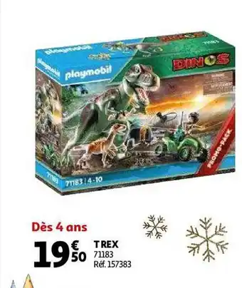 Auchan Trex playmobil offre