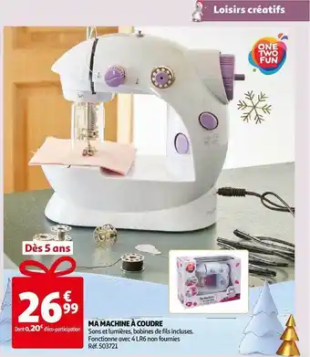 Auchan Ma machine à coudre offre