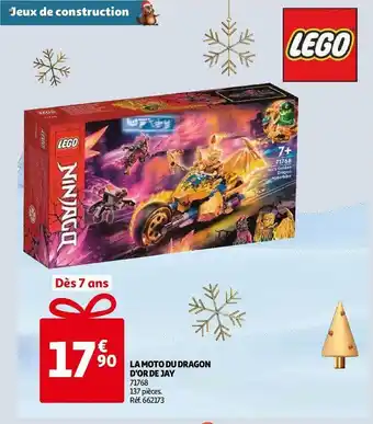 La moto du dragon d'or dejay lego