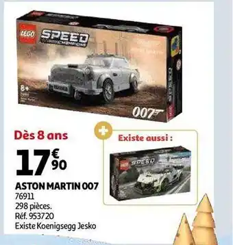 Auchan Aston martin 007 lego speed offre
