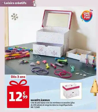 Auchan Ma boîte à bijoux offre