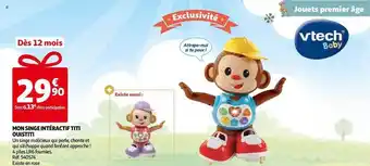 Mon singe intéractif titi ouistiti