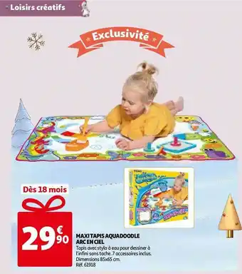 Maxi tapis aquadoudle arc en ciel