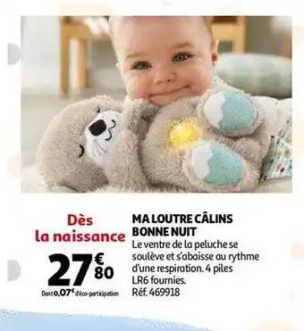 Ma loutre câlins bonne nuit