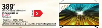 E.Leclerc Sharp Téléviseur Led 50 offre