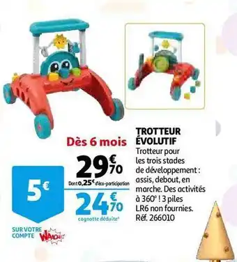 Trotteur évolutif