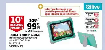 Auchan Tablette kids 8 offre