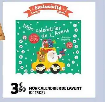 Auchan Mon calendrier de l'avent offre