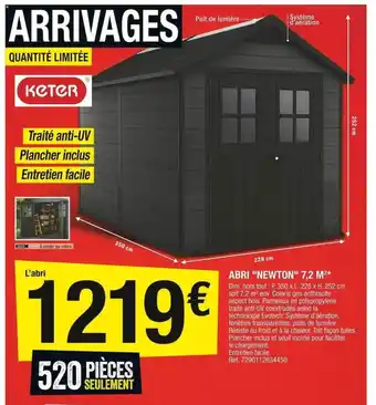 Brico Dépôt Abri offre