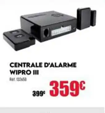 Centrale d'alarme wipro iii