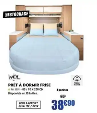 Prêt à dormir frise wol