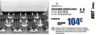 Sommier modulable moduloflex