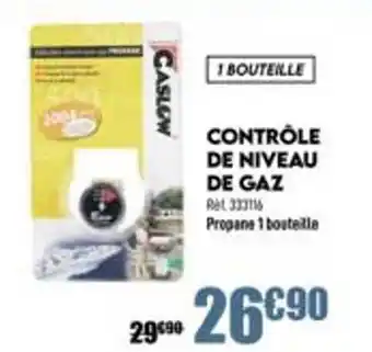 ContrĂŽle de niveau de gaz