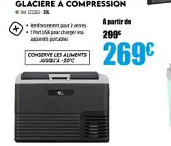 Narbonne accessoires Glacière à compression offre
